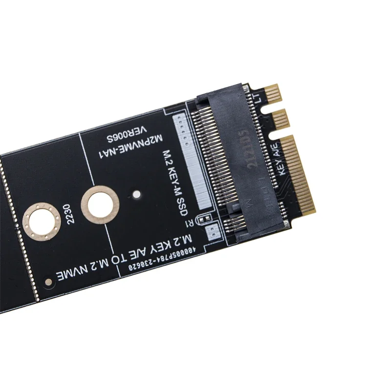 M.2 chave a/e para nvme adaptador wifi interface m2 a + e para m2 m chave cartão de expansão riser conversor para 2230 2242 2260 2280 m2 nvme ssd