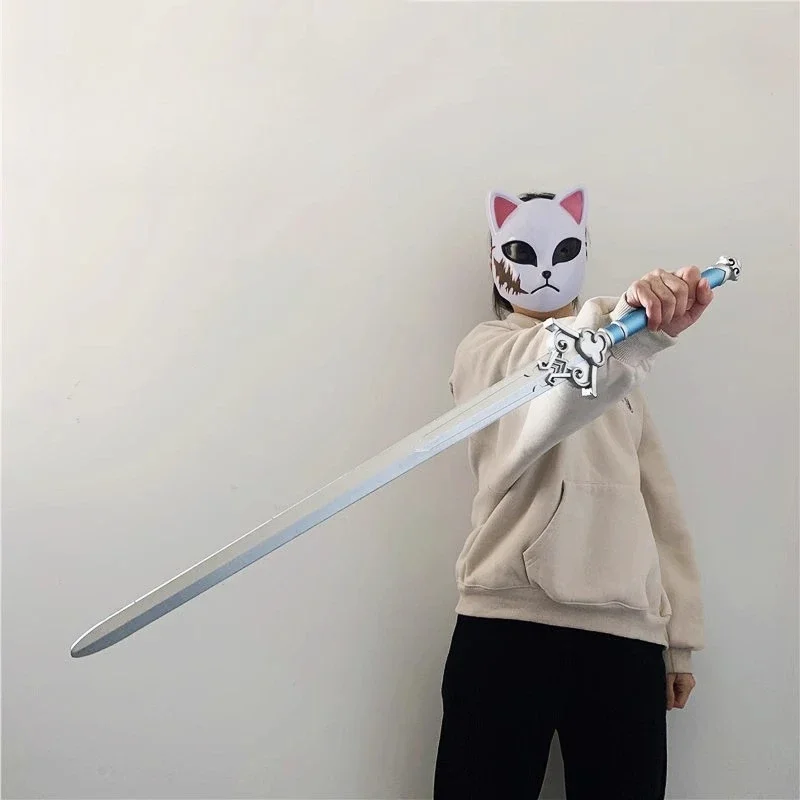 

PU Material Sword COS Film and Television Animation Peripheral Blue Forget Machine Magic Way Ancestor 80cm