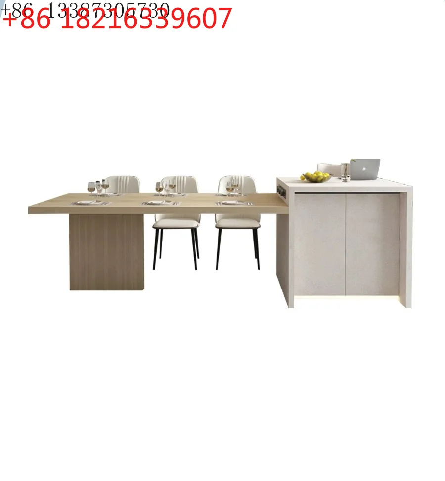 YAO Shimadai dining table integrated household rock slab middle guide table open kitchen restaurant Japanese bar