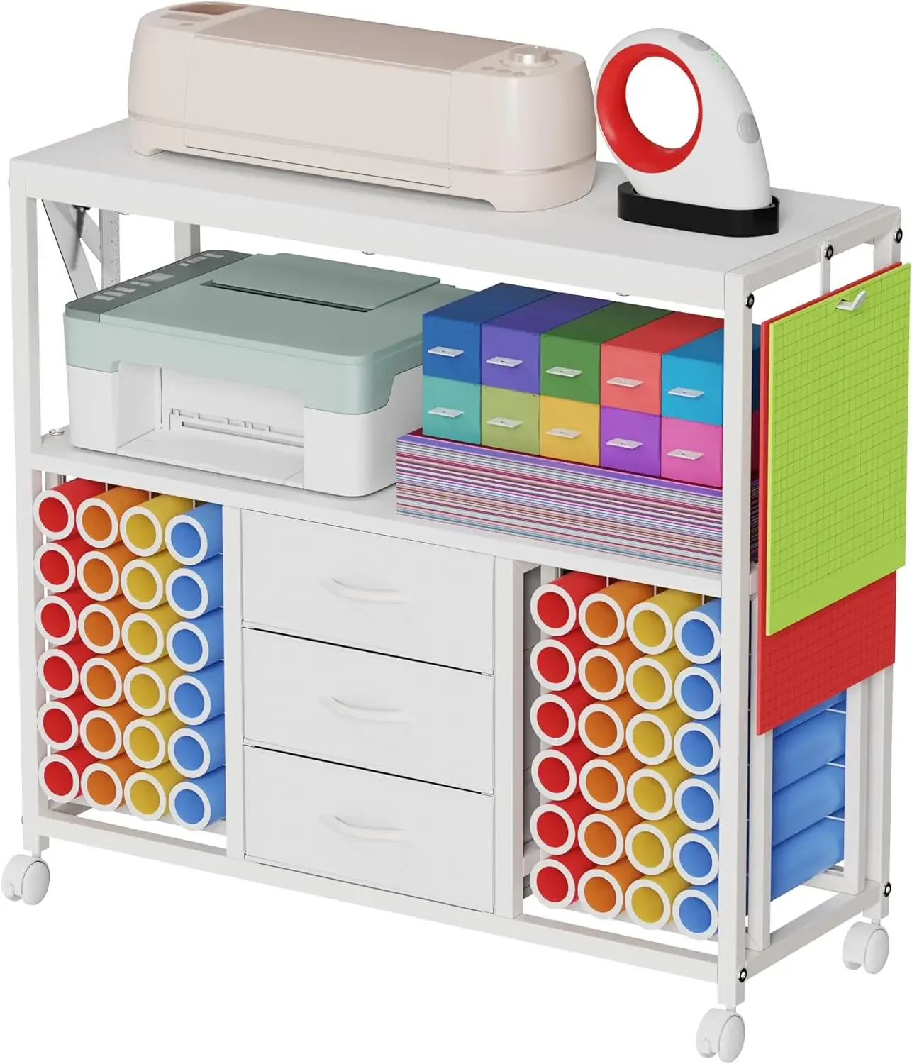 48 Vinyl Roll Holders for Cricut Cart, 32