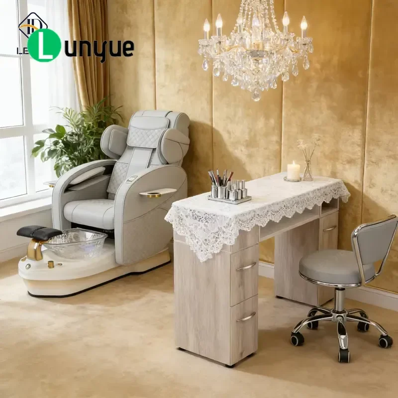 Adjustable Backrest High End Spa Massage Chair With Foot Massager Wider Comfortable Seat For Home Living Room