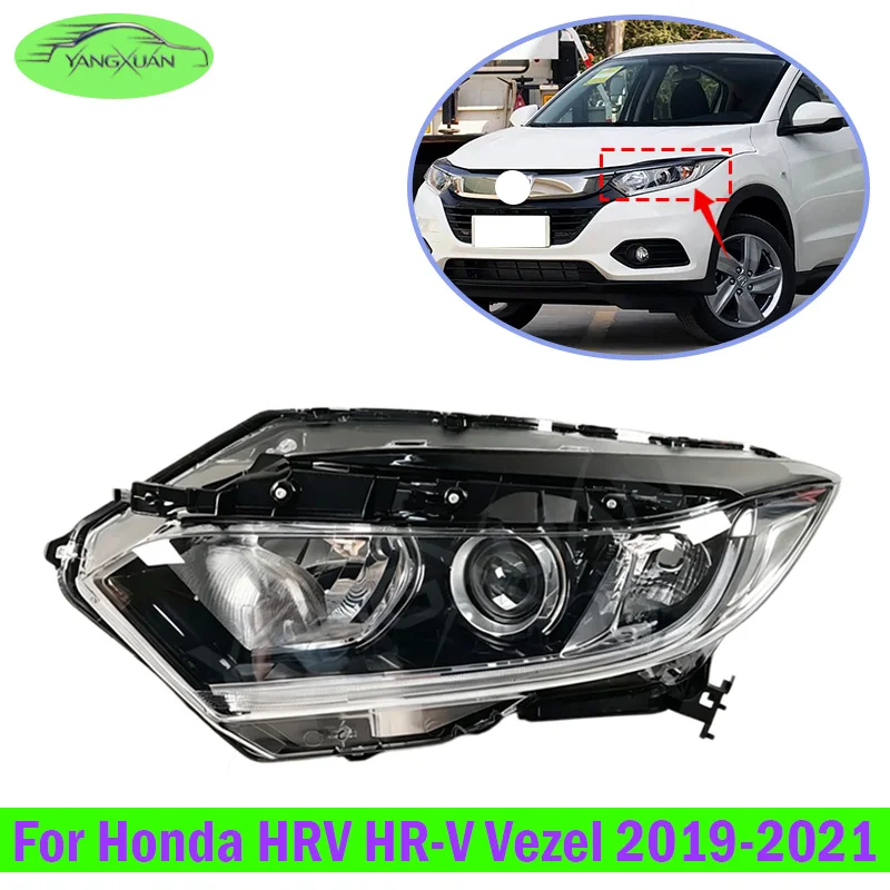 Halogen Front Bumper Headlight For Honda HRV HR-V Vezel 2019-2021 Headlamp Head Light Head Lamp Assembly