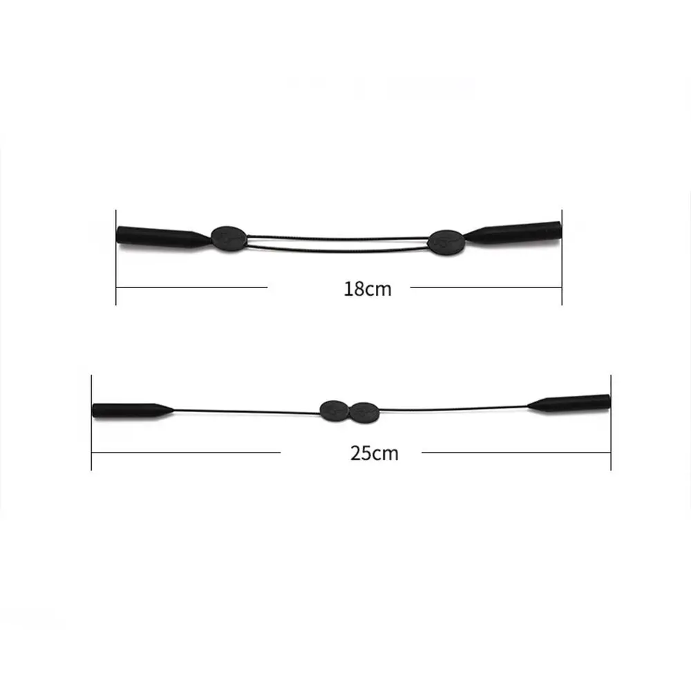 Silicone Anti Slip Cords Running Sports Band Holder Sunglasses String Ropes Eyeglasses Straps Glasses Chain With Ear Hook