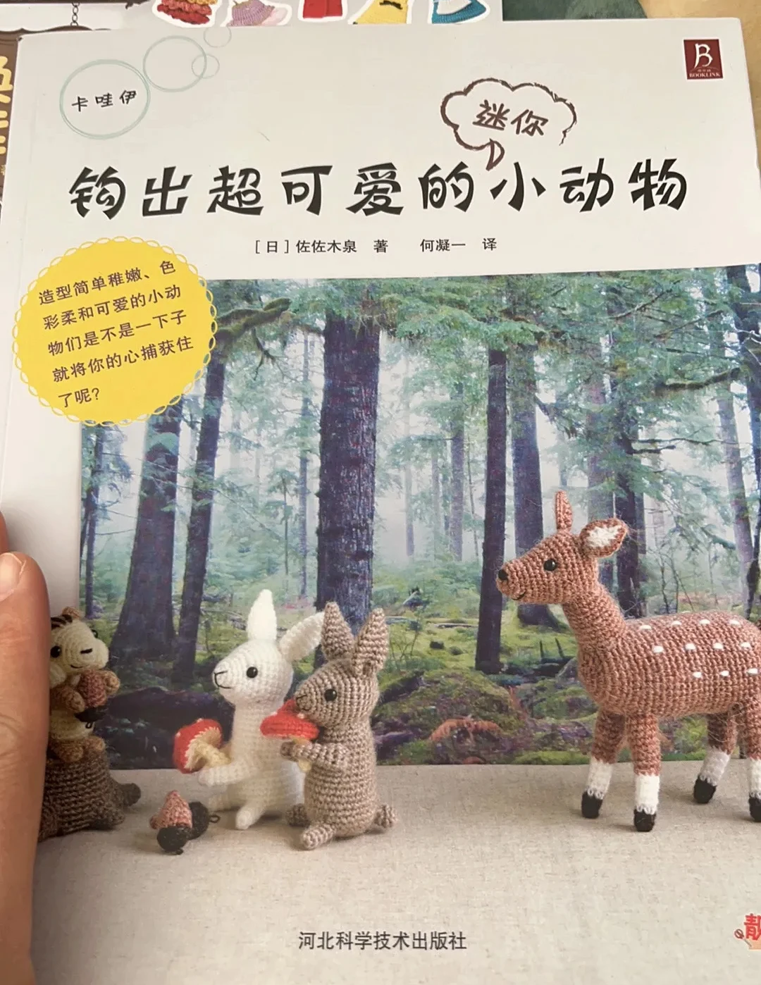 【100% New Book】Hook Out Super Cute Mini Animal Crochet Textbook For Beginner Chinese Version Color Printing