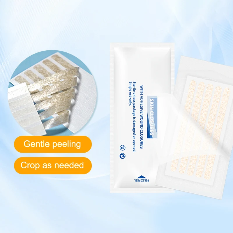 1 sacchetto di strisce di chiusura della pelle della ferita dopo il parto riparazione della ferita chirurgia estetica striscia adesiva nastro chirurgico senza sutura medica