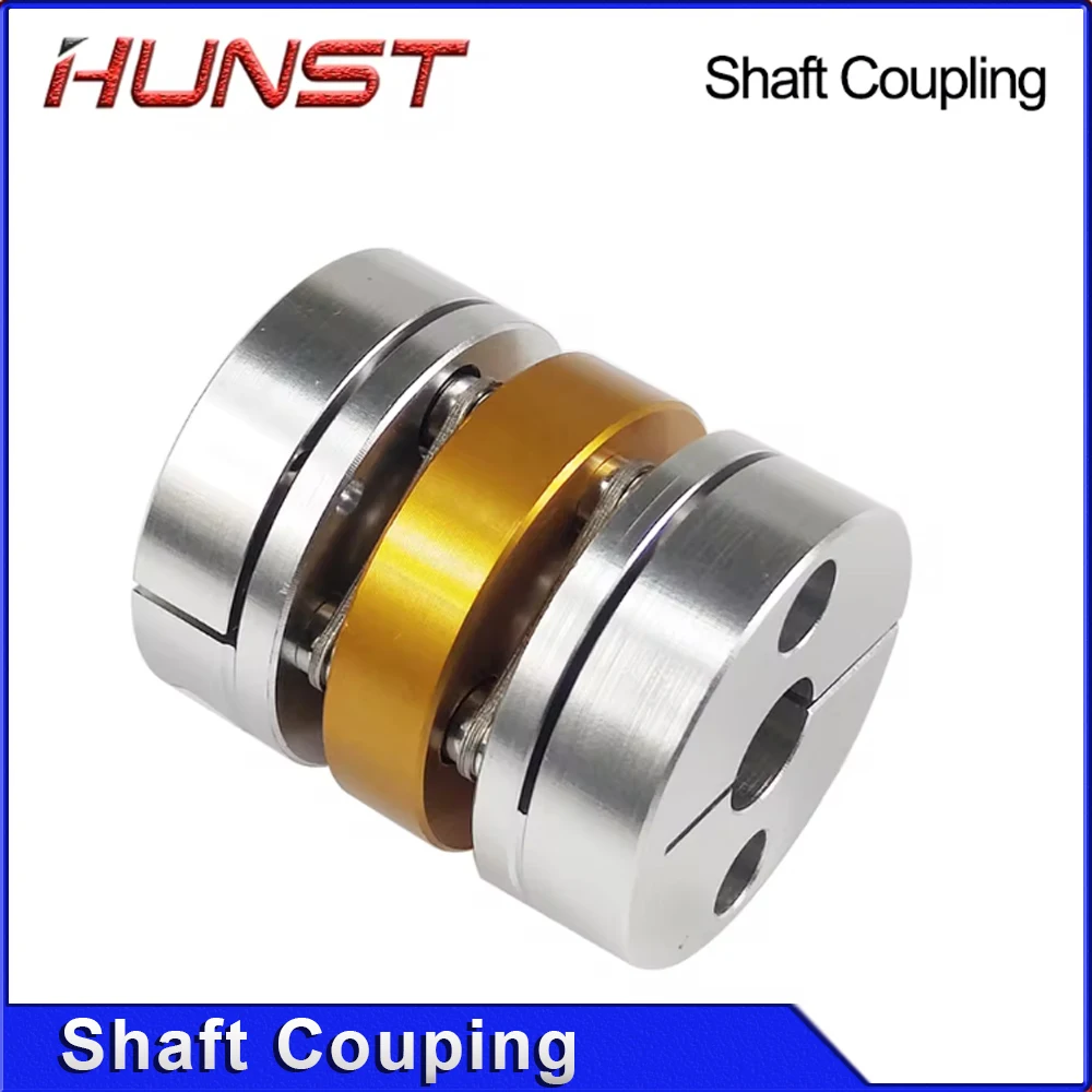 HUNST مزدوج الحجاب الحاجز رمح اقتران القرص مقرنة كهربائية تتحمل 12x12 مللي متر D42 L49mm ل قضيب ربط محرك معزز السائر التشفير