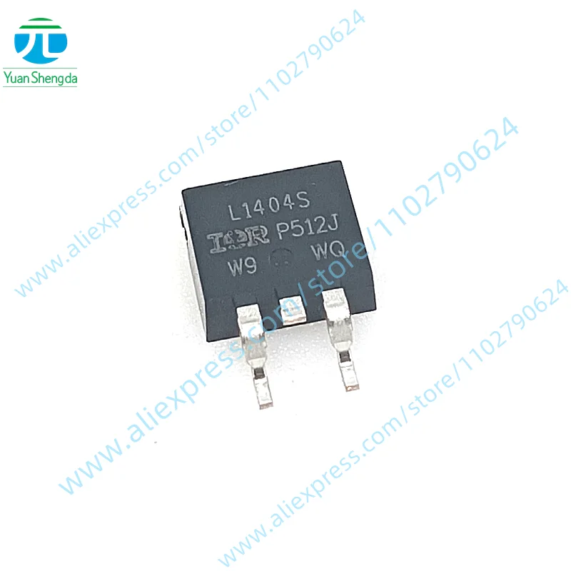 IRL1404S original novo N-MOSFET, 160A 40V TO-263 L1404S, 5 PCes