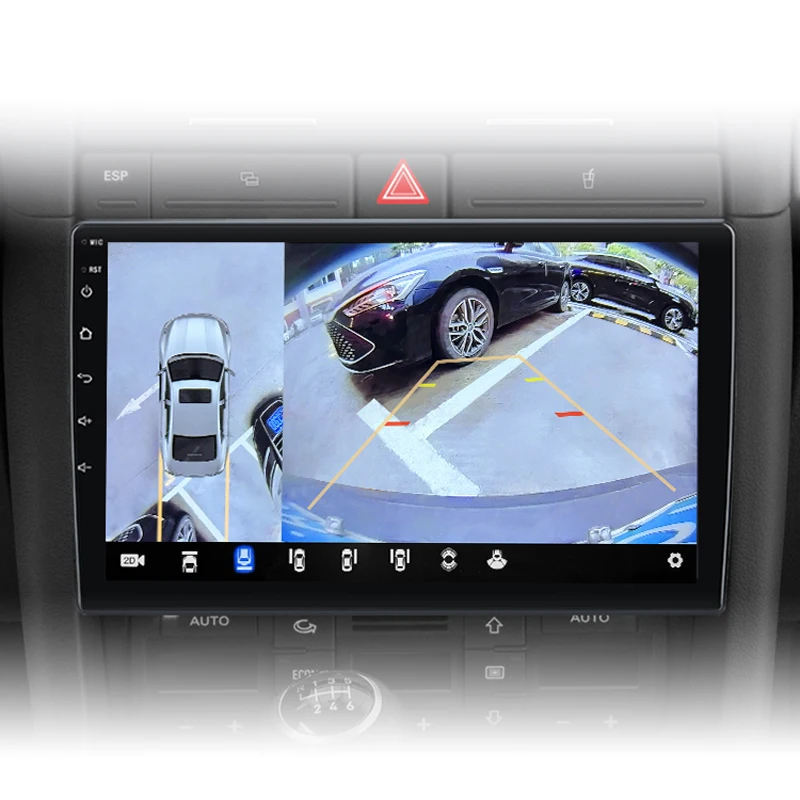 Junsun Qualcomm 8-Core 360 Camera Draadloze CarPlay Android Auto Autoradio voor Audi A4 B6 2000 2001-2009 GPS Multimedia - afbeelding 2