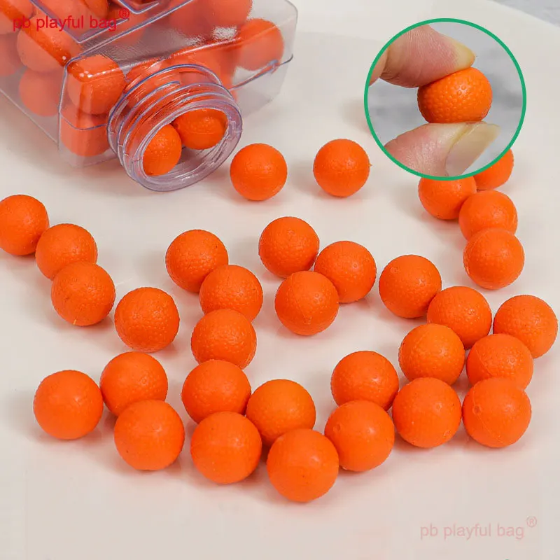 Playful Bag New Outdoor Sports 13MM PU High Elastic Material Soft Bullet Soft Rubber Ball CS Game Toy Accessories QG445