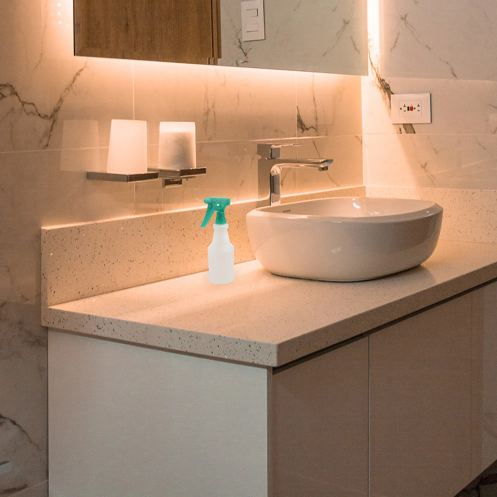 

3pcs 550Ml Plastic Spray Bottle Leakproof Lightweight For Hairdressing Plant Watering Refillable Practical Sprayer Small Spray