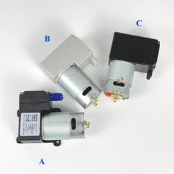 Micro pompe à air sous vide à piston 555, 12V, 24V DC, grand débit, petit séparateur d'écran, masseur, pompes à pression négative