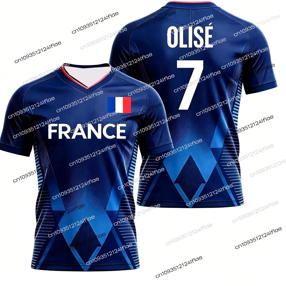 2026 New French Men's Traditional Football Jersey Mbappe Special Edition Football Jersey Kids Special Football Jersey Kit