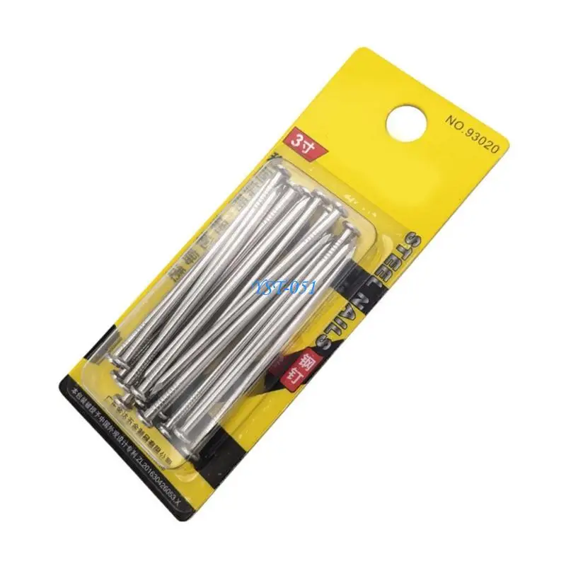 

E15A Home Improvement Nails Woodworking Nails Practical Steel Nails Set for DIY Projects and Professional Woodworking