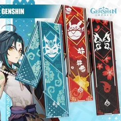 Anime Genshin Impact Soft Scarf Zhongli Hutao Cartoon Warm Shawl Wrap Genshin Klee Thick Muffler Neckerchief Winter Head Scarf