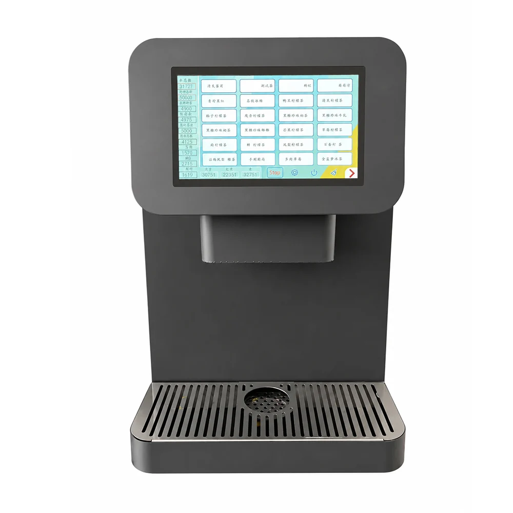 XEOLEO Automatic Electric Bubble Tea Machine Maker Smart Beverage Machine Multi Flavor Boba Tea Machine for Milk Tea Shop