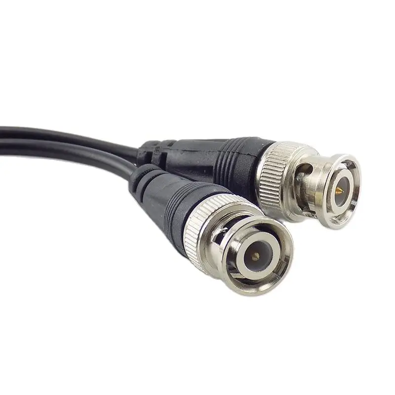 DC Power Pigtail Cable BNC Female Connector To Female Adapter CCTV Line BNC Connectors Wire For CCTV Camera Security System C3