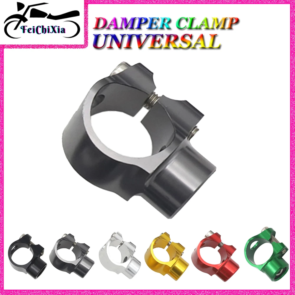 Motorcycle Parts Steering Damper Fixture Bracket Clamp For Kawasaki Z1000 Z900 Z650 Z800 Base Support Holder Universal