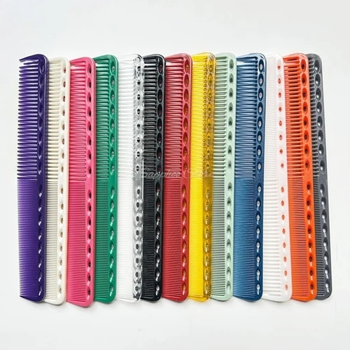 Peine de corte de pelo profesional, 18cm, doble cabeza, antiestático, resistente a altas temperaturas, herramientas de estilismo para salón, 1 ud.