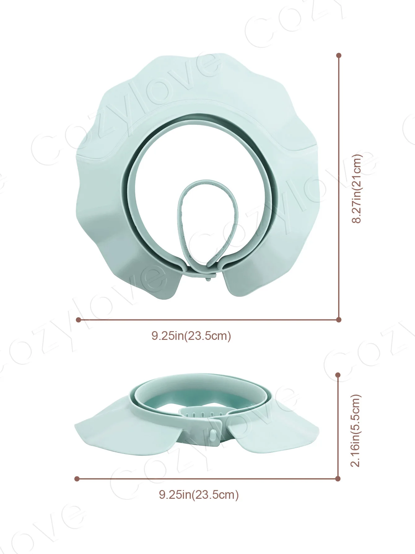 Bath Cap Adjustable Soft Waterproof Shield for Baby & Kids to Protect Eyes from