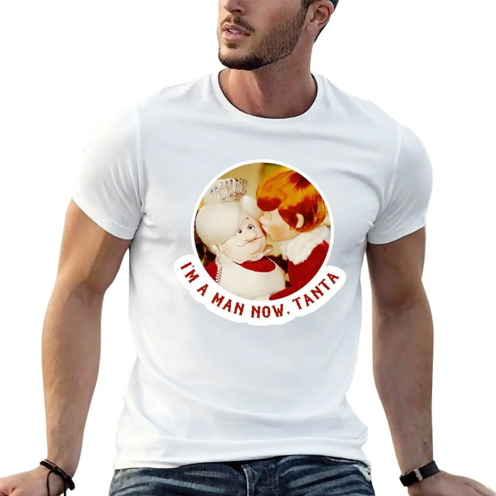 I’m a man now, Tanta T-Shirt Blouse aesthetic clothes street wear designer shirts mens white t shirts