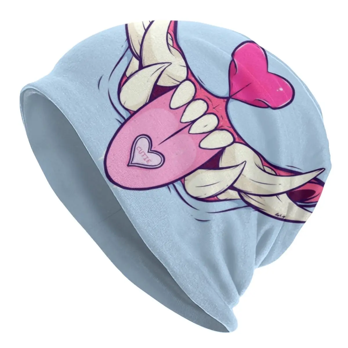 Oni Demon Kawaii Pastel Vaporwave Skullies Beanies Caps Streetwear Winter Warm Knit Hat Japanese Hannya Monster Bonnet Hats