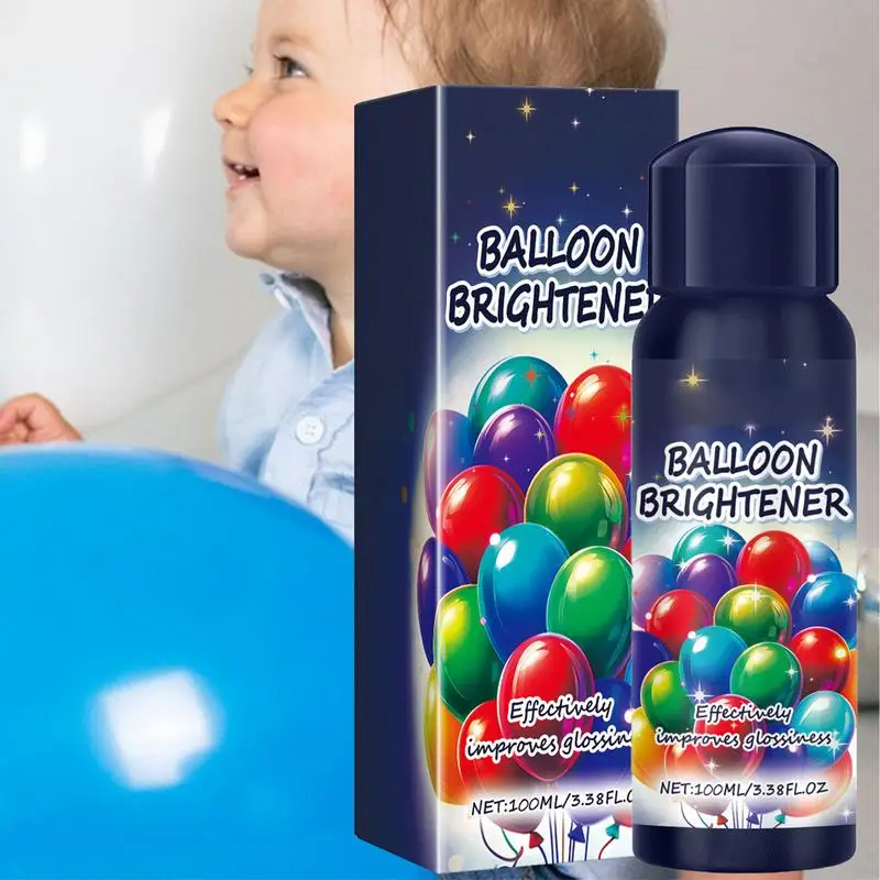 PULVERIZADOR DE globos brillante, 100ml, mantiene la superficie del globo brillante para decoración de fiestas de cumpleaños