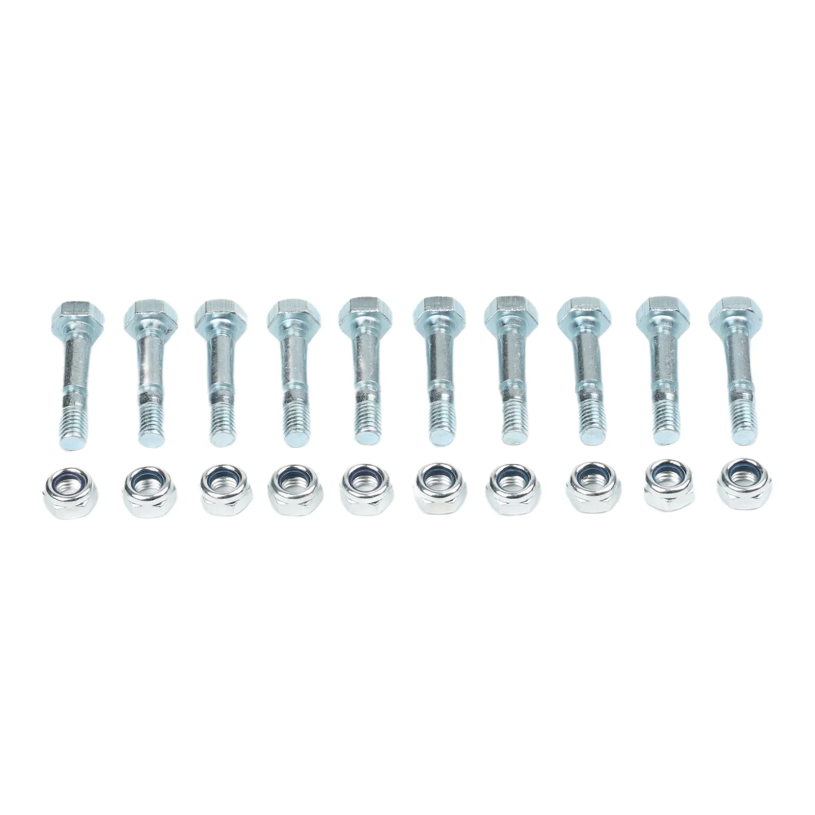 Snow Blower Shear Pin Set 10pcs for Use with 707555 and Equivalent OEM Numbers Including 1696574-01 C950-10329-0 and 1696576-02
