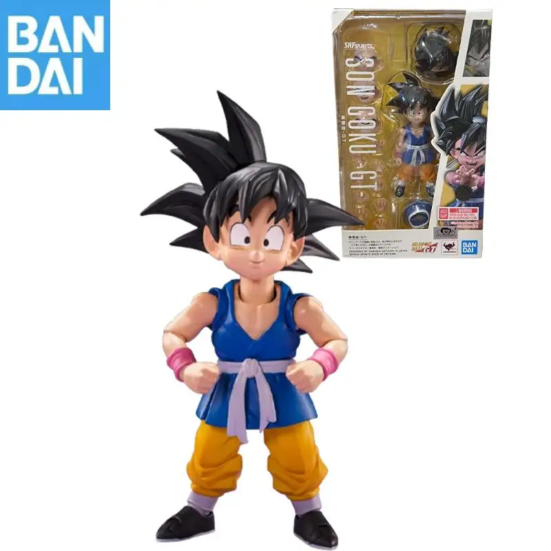 

Подлинная фигурка BANDAI S.H.Figuarts DRAGON BALL GT SON GOKU, 8 см, ПВХ, модель в наличии, оригинальная коллекционная фигурка, игрушка в подарок