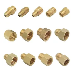 Brass 3/8 1/2 3/4 Inch To M22 M18 M14 Thread Connector Female Male Water Tap Repair Extend Kitchen Bathroom Tube Adapter