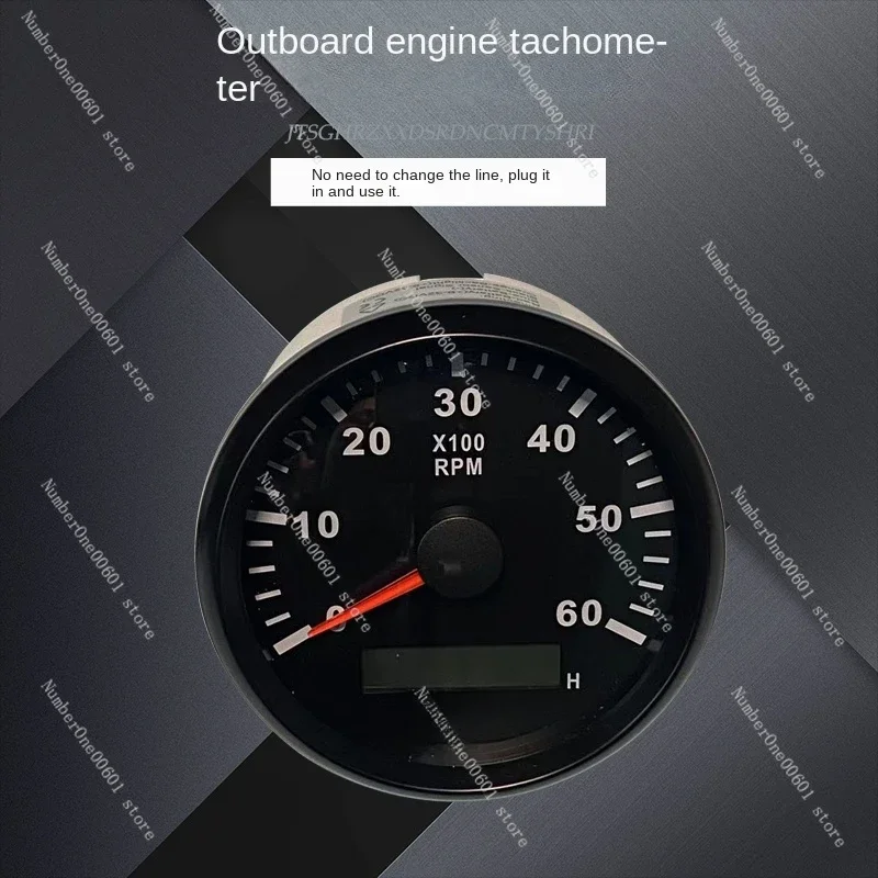 Applicable to Yamaha Suzuki Mercury Outboard Motor Tachometer GT Domestic General-Purpose Tachometer Package Guide Installation