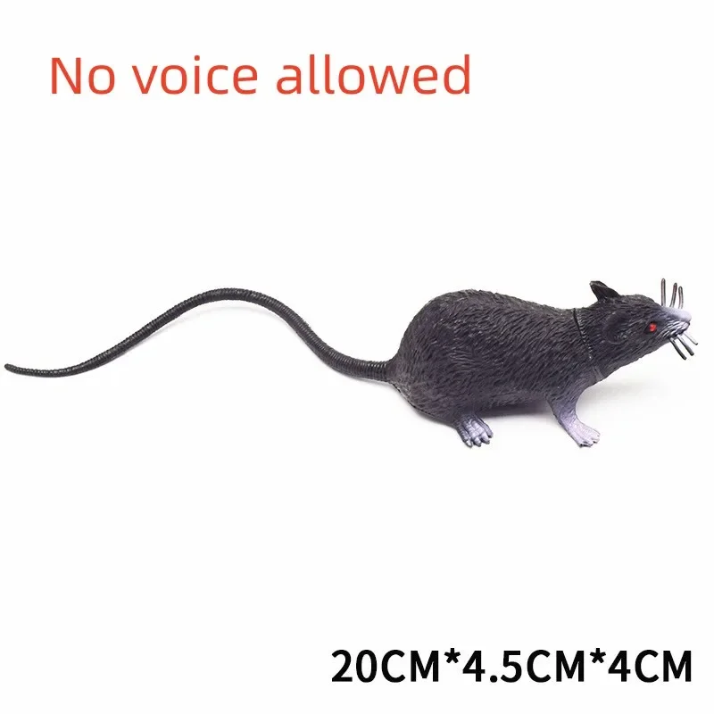 3PCS 20cm Lifelike Small Rat Fake Mouse Model Prop Halloween Gift Toy Party Decoration Practical Jokes Novetly Funny Toys New
