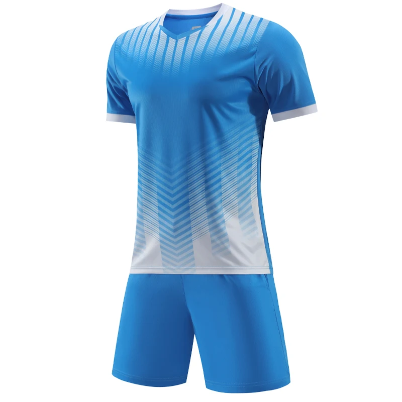 

Men Football Jersey Set Custom Team Club Short Sleeved Shorts Comfortable Training Suit Running Pingpong Badmintion Clothes