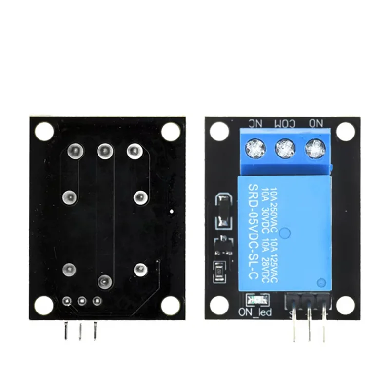 ABZW Voor Arduino Voor PIC AVR DSP ARM Compatibel 1-Kanaals Relaismodule Shield 20 Stuks 5V KY-019 relaismodule