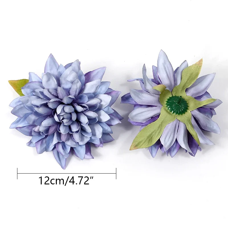 

5шт большие искусственные цветы 12см | Шелковые искусственные цветы для домашнего декора, свадьбы, венок невесты своими руками, украшение комнаты, искусственный цветок A