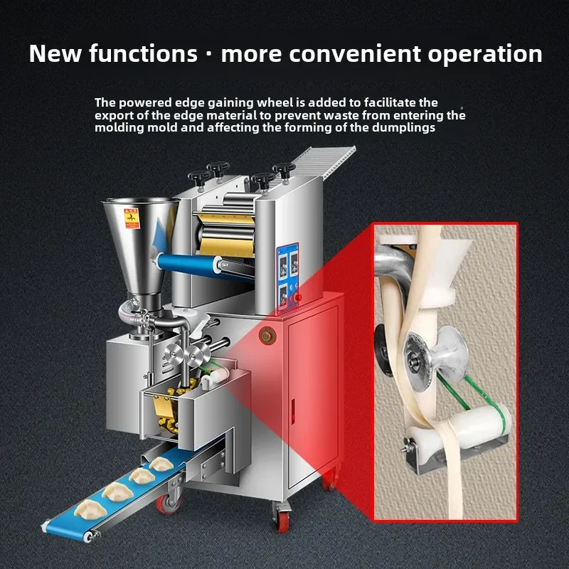 Imitation handmade dumpling machine Automatic commercial multi-functional quick-frozen dumpling steaming machine Integrated dump
