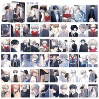 56pcs Korean Manhwa  A Tree Without Roots Photo Book Lomo Card Che Taijing Photo Card Boys Love Small Card Collection Souvenir