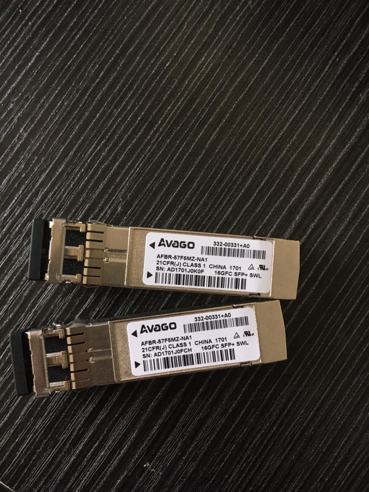 1PCS NETAPP X6596-R6-C 16g sfp transceiver/avago SFP 16G/AFBR-57F5MZ-NA1/332-00331+A0/16g sfp Transceiver/850nm 16g fiber switch