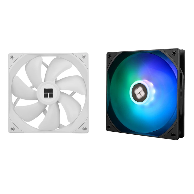 مروحة تبريد وحدة المعالجة المركزية ABDE-Thermalright 14 سم ARGB PC تدعم مزامنة اللوحة الأم PWM/ARGB