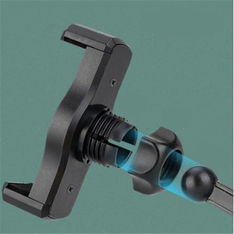 

Double Pull E-clip Live Mobile Phone Stand Portable Adjustable Desk Tablet Holder Clip Head For IPhone 17 16 All Phone Stand