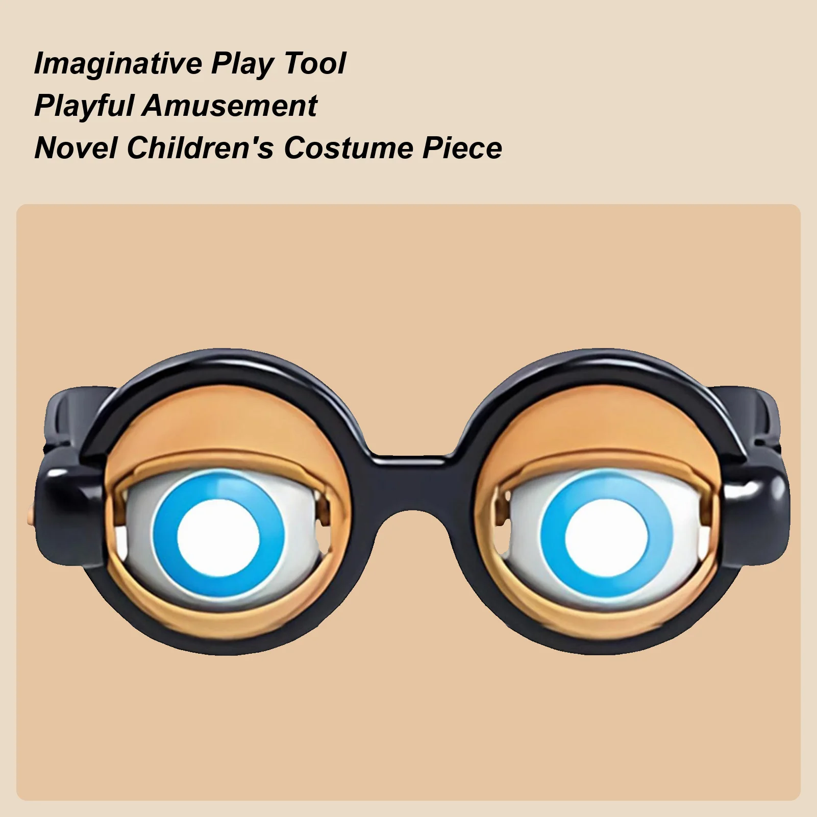 Novelty Glasses Blinking Funny Toys Shaking Eye Sunglasses Gag Props For Kids Boys Teens Party Holiday Photo Booth Costume Stage
