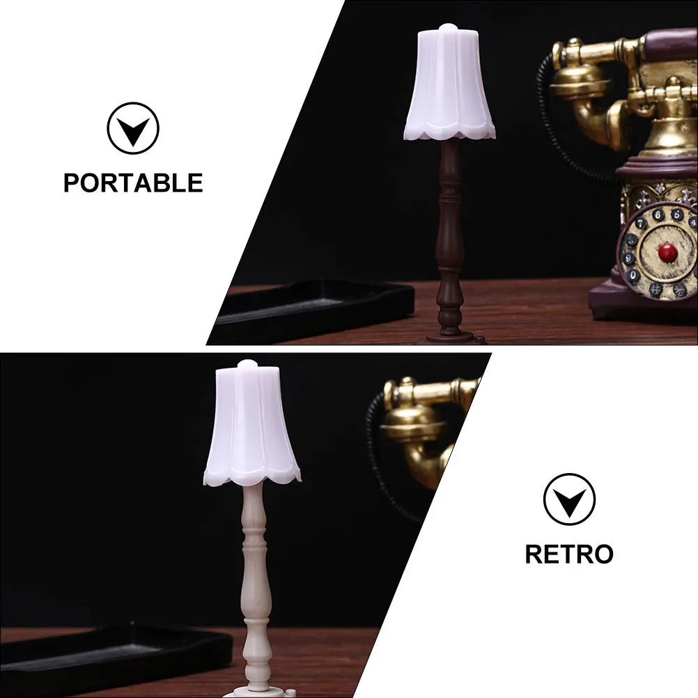 

2Pcs Decorative Night Lamp Retro Style Portable Table Light for Bar Bedroom Stylish Decoration Night Light Decorative Lamp