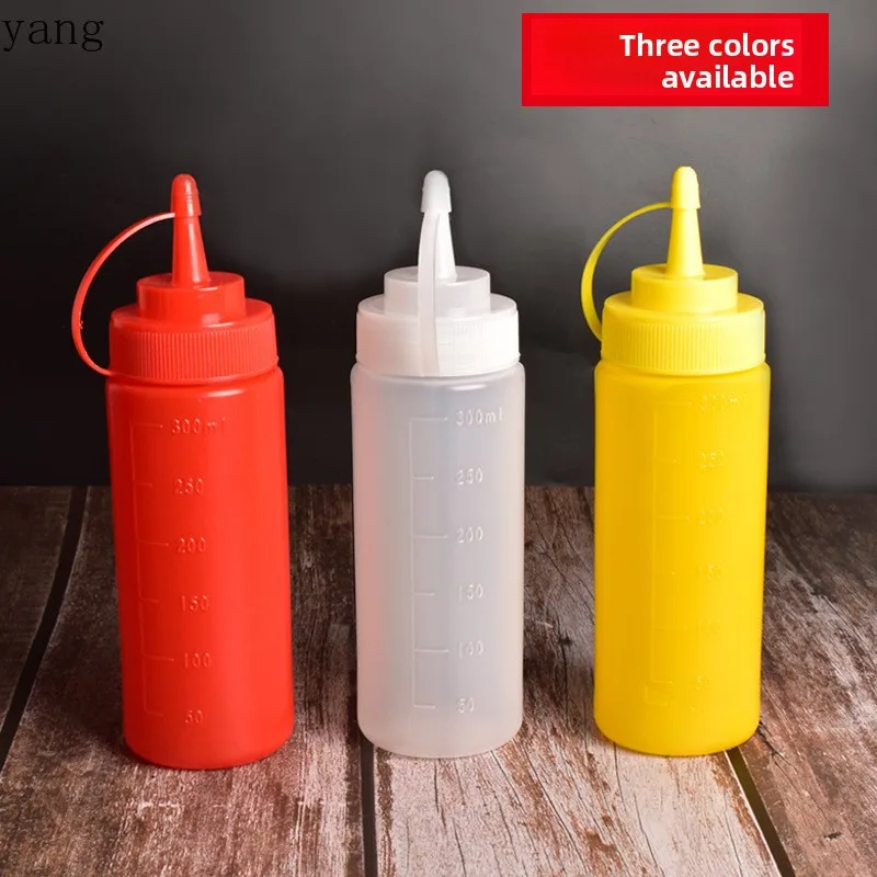 CX kitchen supplies dressing bottle salad dressing press extrusion bottle plastic extrusion sauce seasoning bottle