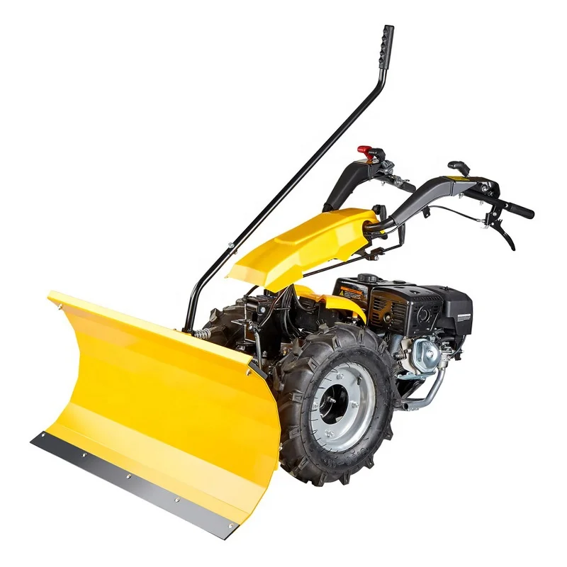 Novo design ferramenta de jardim 6,5hp/7,5hp/9hp pá de neve com rodas lançador de neve arado de neve