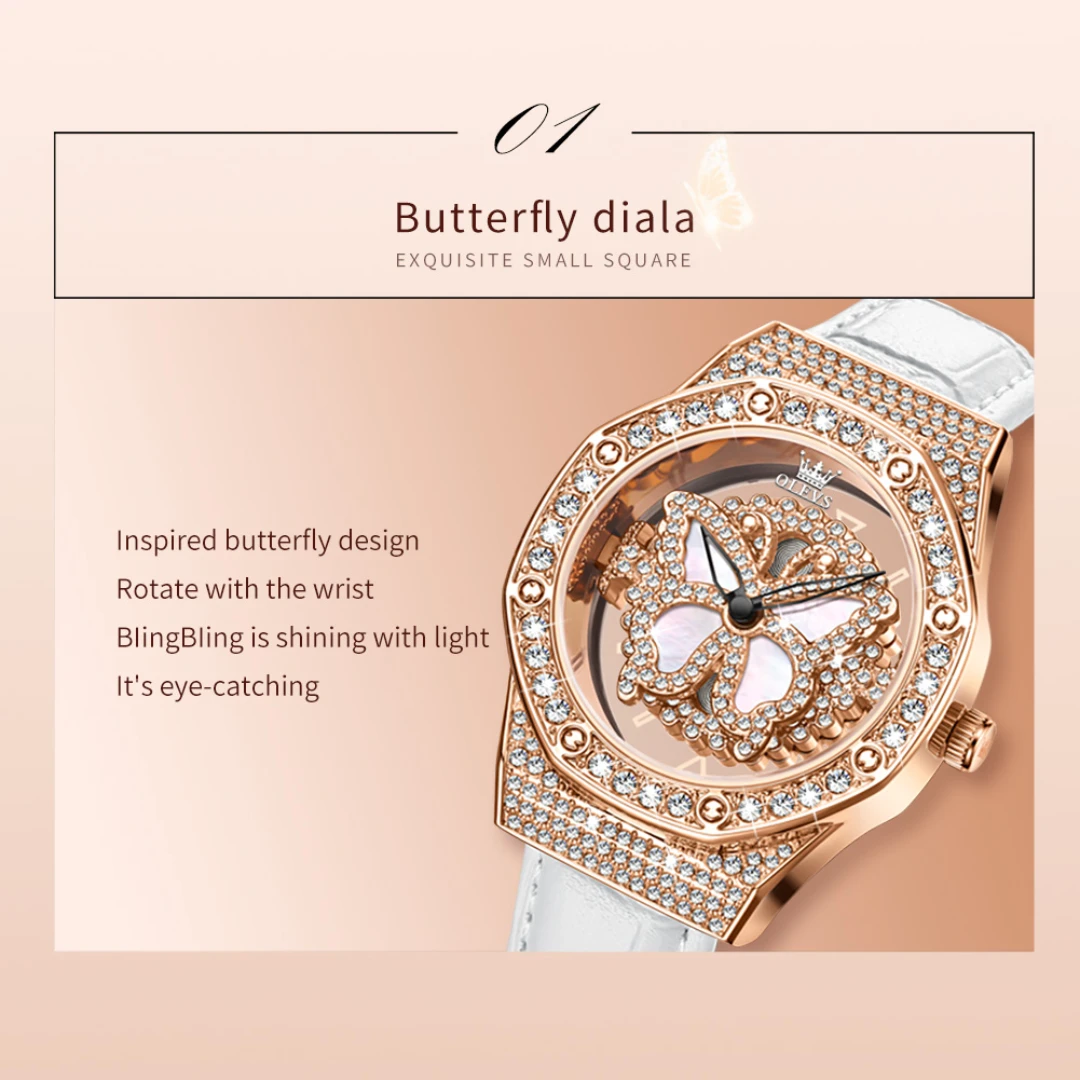 OLEVS 9996 quartz modehorloge cadeau lederen horlogeband polshorloge met ronde wijzerplaat