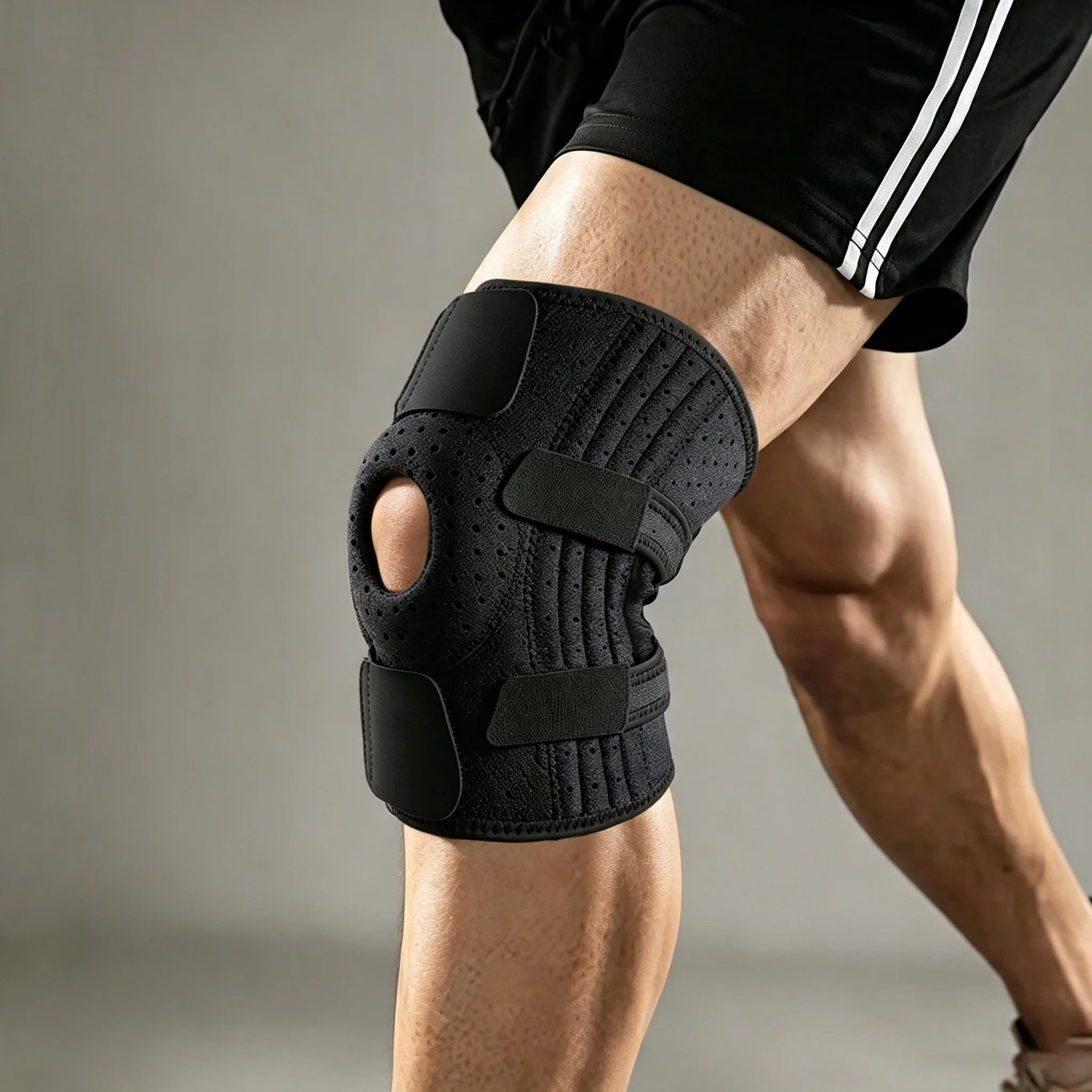 joelheira-ajustavel-respiravel-antiderrapante-suporte-para-joelho-unissex-esportiva-para-basquete-tenis-futebol-treino-fitness
