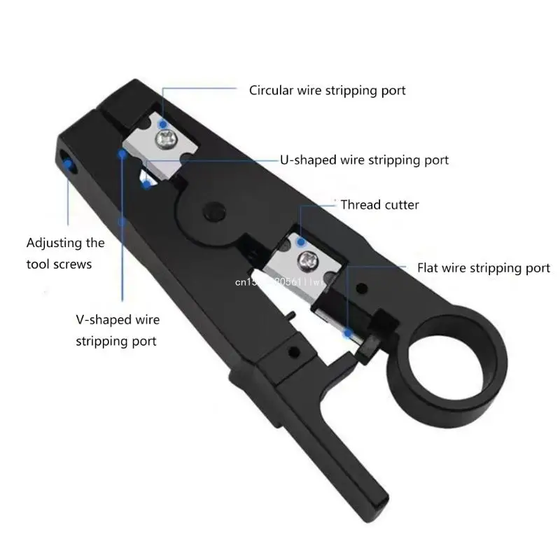 Automatic Cable Wire Electric Stripping Tools for UTP STP RG59 RG6 RG7 Dropship