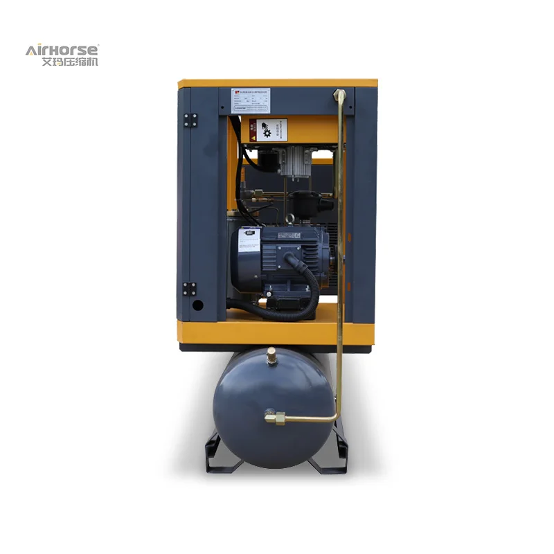 Big Discount 4kw All In One Screw Compressor Machine Air Compressor 500 Liters 5.5 5 Air Compressor