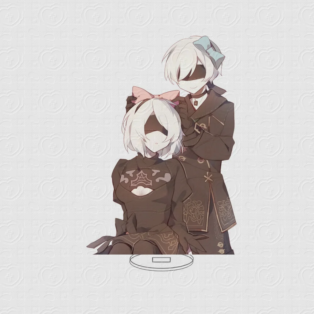 10 سنتيمتر لعبة NieR: ورشة أوتوماتا الاكريليك حامل نموذج تأثيري شخصيات سحرية حلية اكسسوارات عيد الميلاد جمع الهدايا