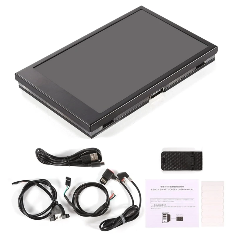 3.5Inch TypeC Sub Screen UsbC Small Screen for Computer Monitors AIDA64 Dropship