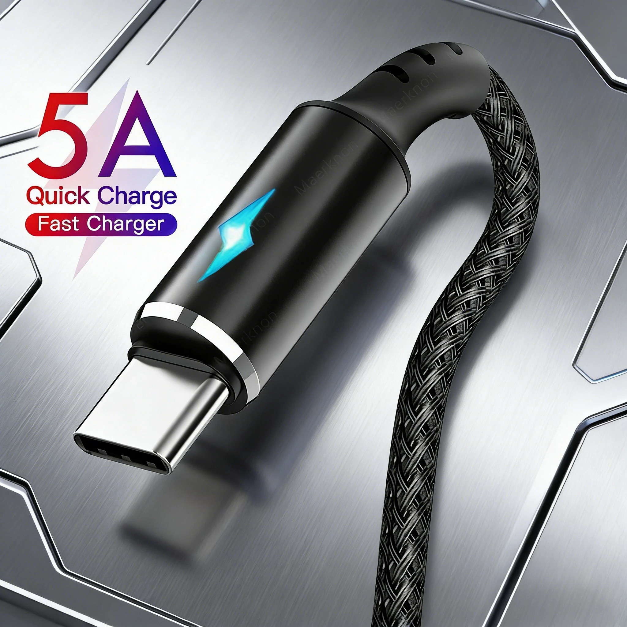 5A USB To Type C Cable Fast Charging Micro USB Charger Adapter Data Cord For Samsung Xiaomi Huawei OPPO Quick Charge USB C Wire